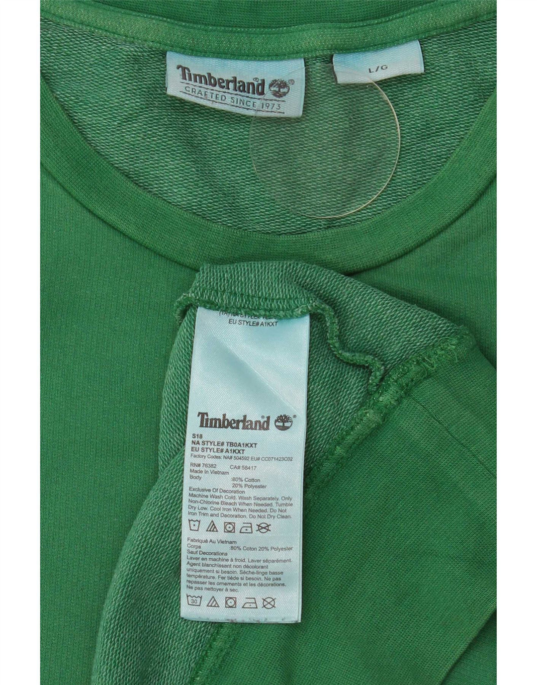 Timberland muški džemperi veliki zeleni pamuk