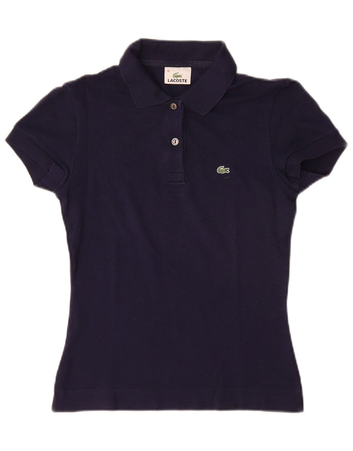 Lacoste ženska polo majica EU 36 mala tamnoplava