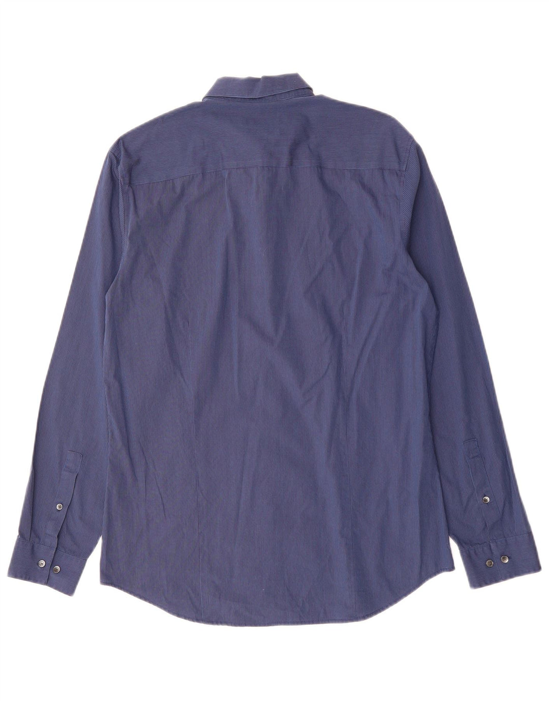 CALVIN KLEIN muška košulja veličina 15 15 1/2 srednje tamnoplava pamuk na pruge