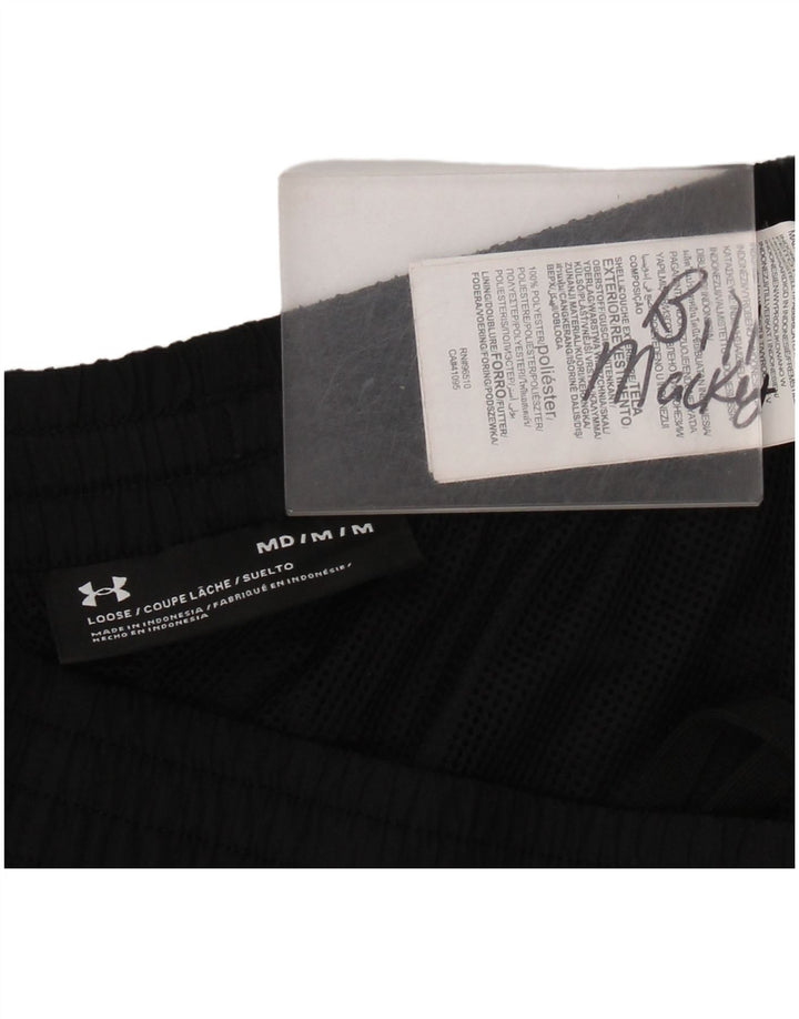 Under Armour muške široke hlače od srednje crnog poliestera