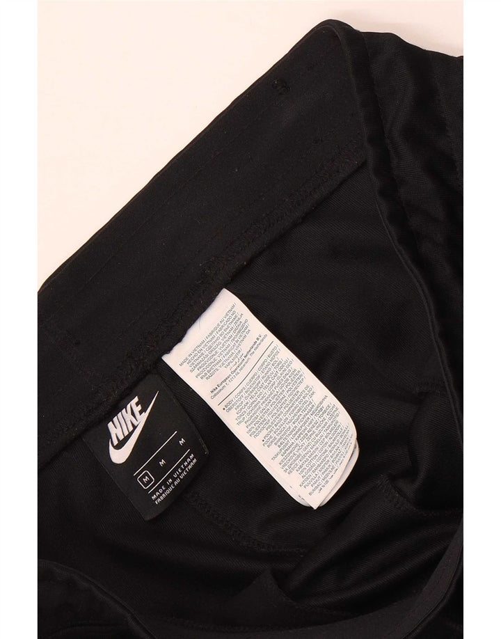 Nike muške grafičke trenirke, srednje hlače, crni poliester