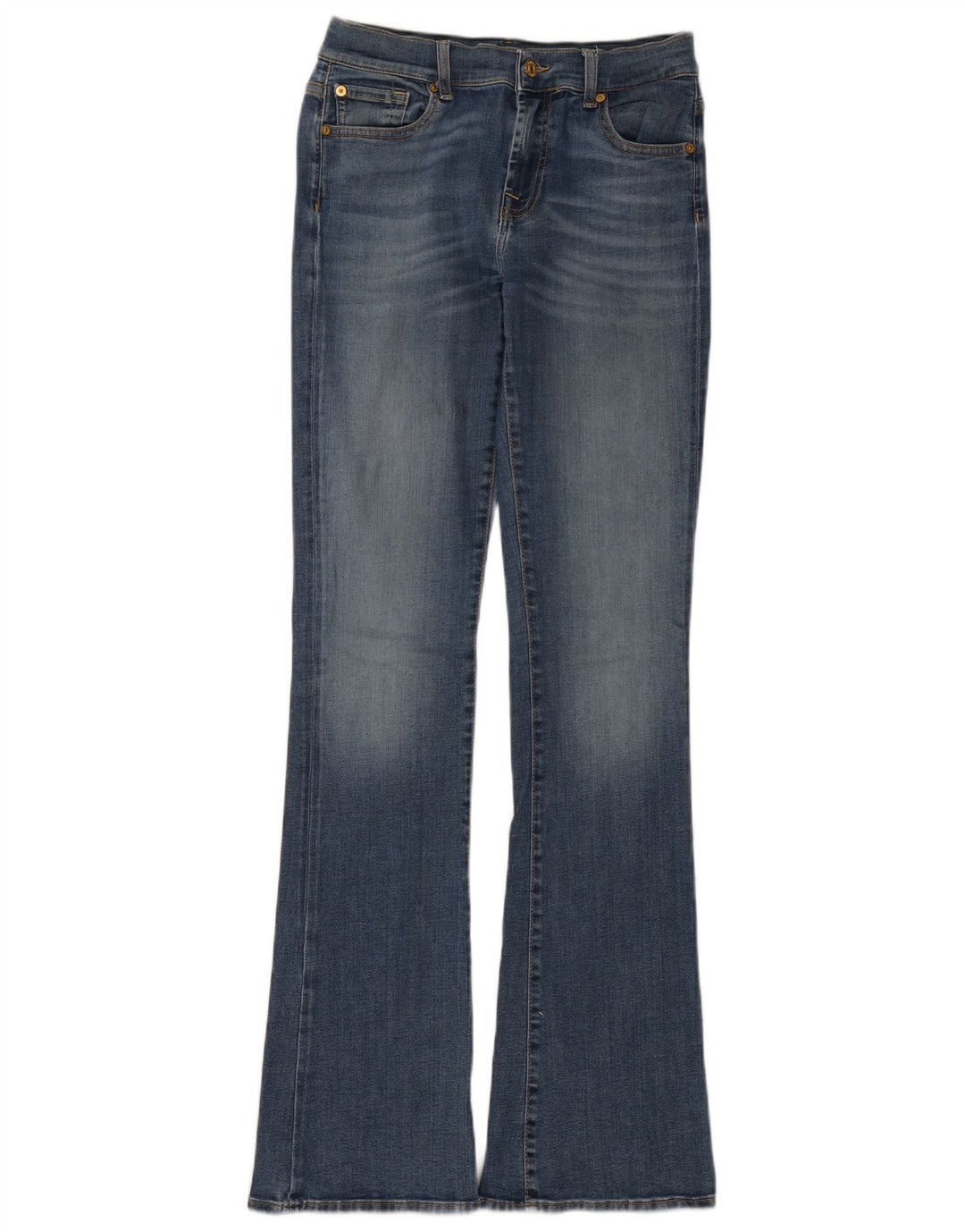 7 For All Mankind Ženske lepršave traperice W27 L34 Plave