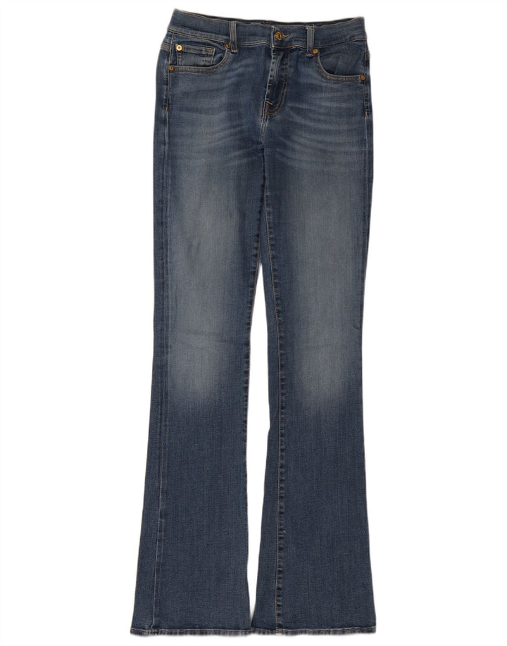 7 For All Mankind Ženske lepršave traperice W27 L34 Plave