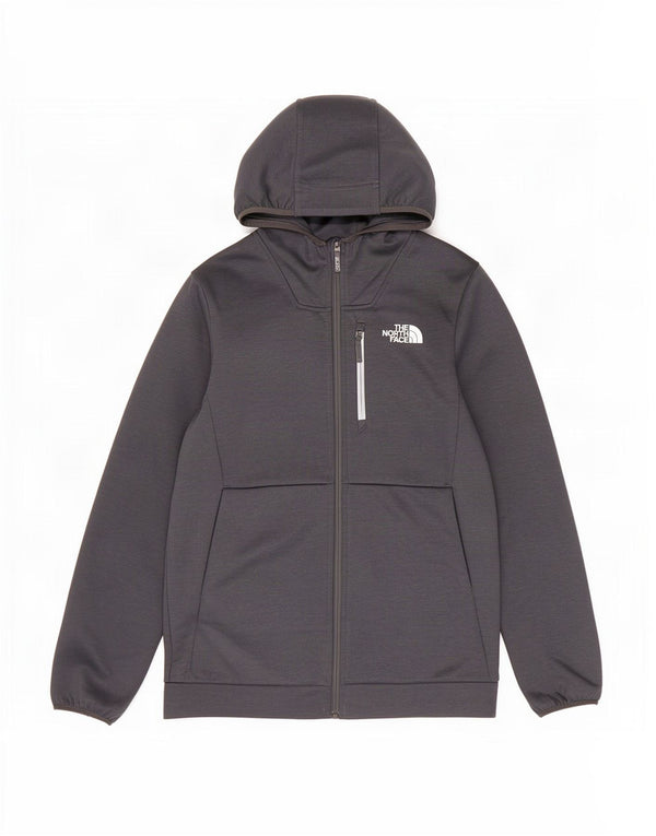 The North Face Boys pulover s kapuljačom na patentni zatvarač 15-16 godina 2XL sivi poliester
