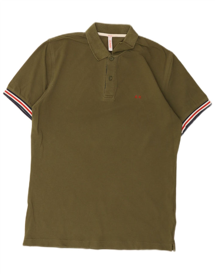 Sun68 Muška polo majica Mala kaki pamuk