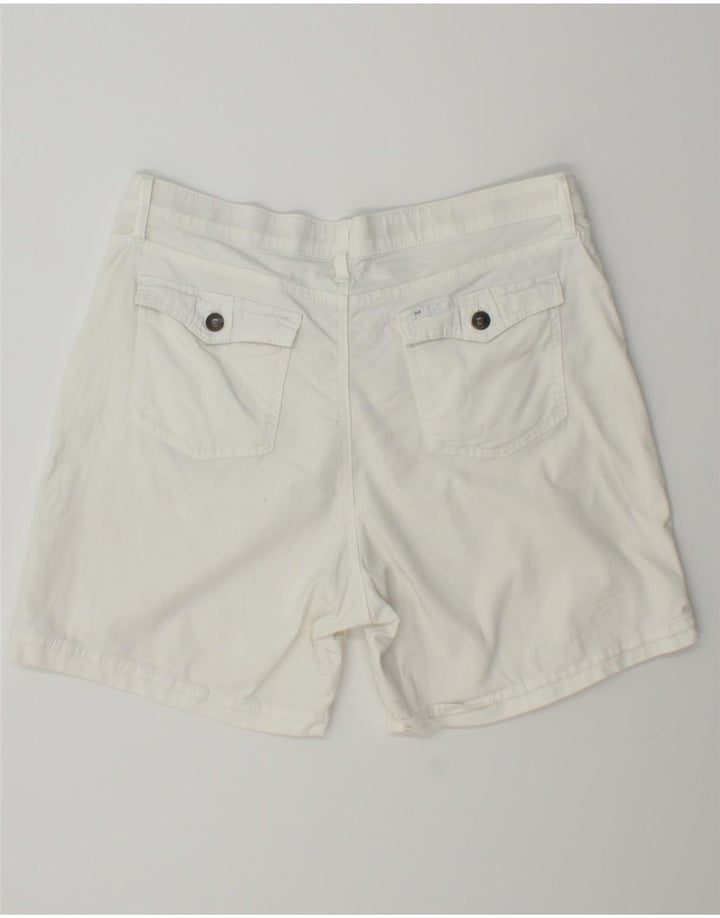 LEE Womens Casual Shorts W34 Large  White Vintage Lee and Second-Hand Lee from Messina Hembry 