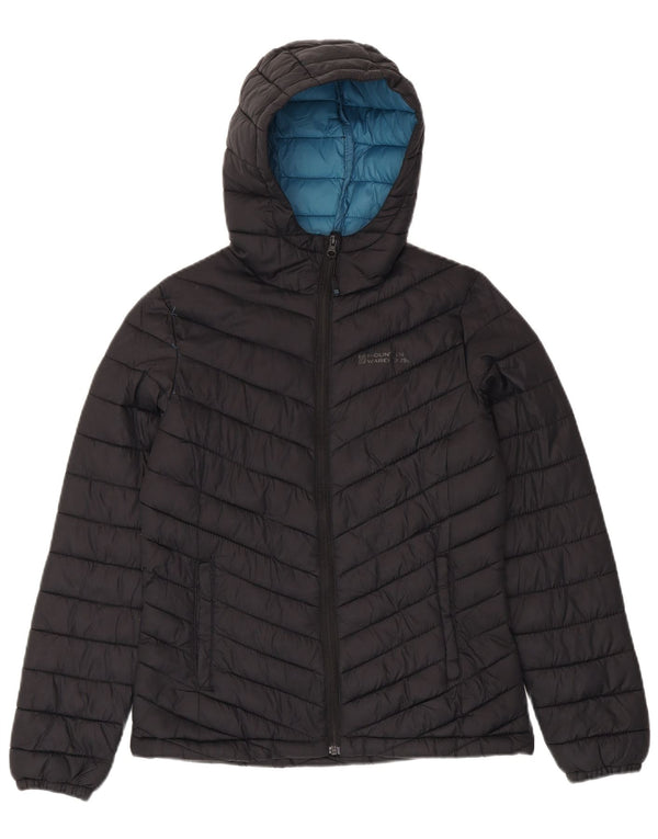 Mountain Warehouse Ženska podstavljena jakna s kapuljačom UK 8 Mala crna najlonska