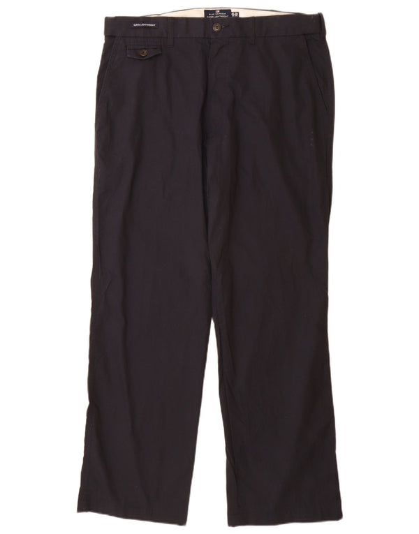 MARKS & SPENCER Muške plave Harbor chino hlače W34 L29 tamnoplave