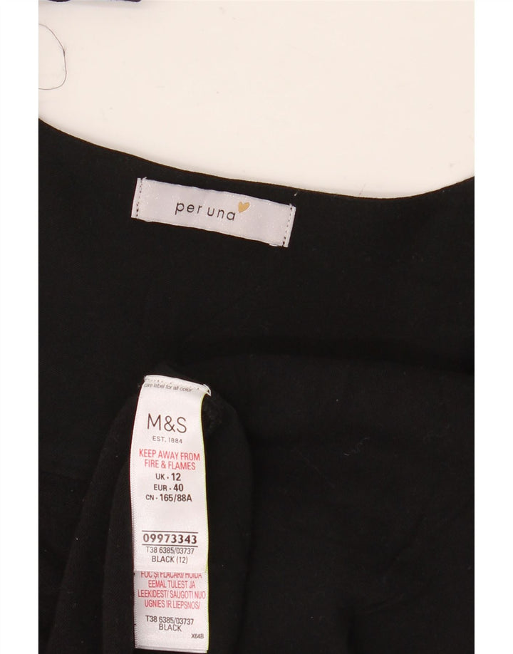 Marks & Spencer ženski gornji dio kardigana Per Una UK 12 srednje crne viskoze