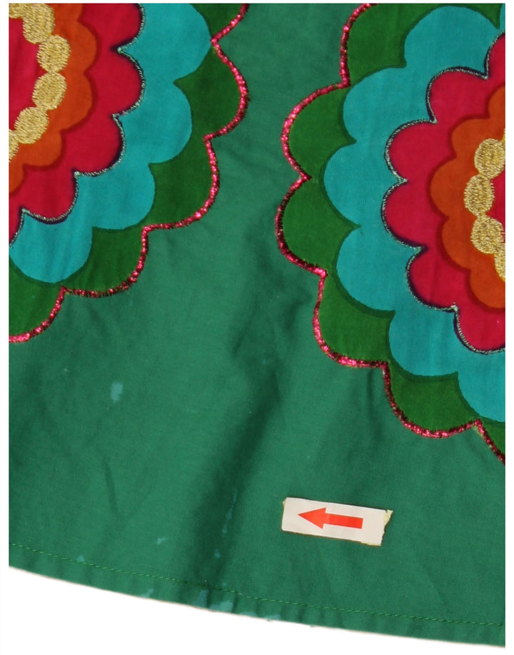 DESIGUAL ženska suknja A-kroja EU 38 Srednja W28 Zelena cvjetna