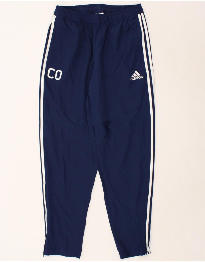 NIKE Mens Climalite Graphic Tracksuit Trousers Medium Navy Blue Polyester Vintage Nike and Second-Hand Nike from Messina Hembry 