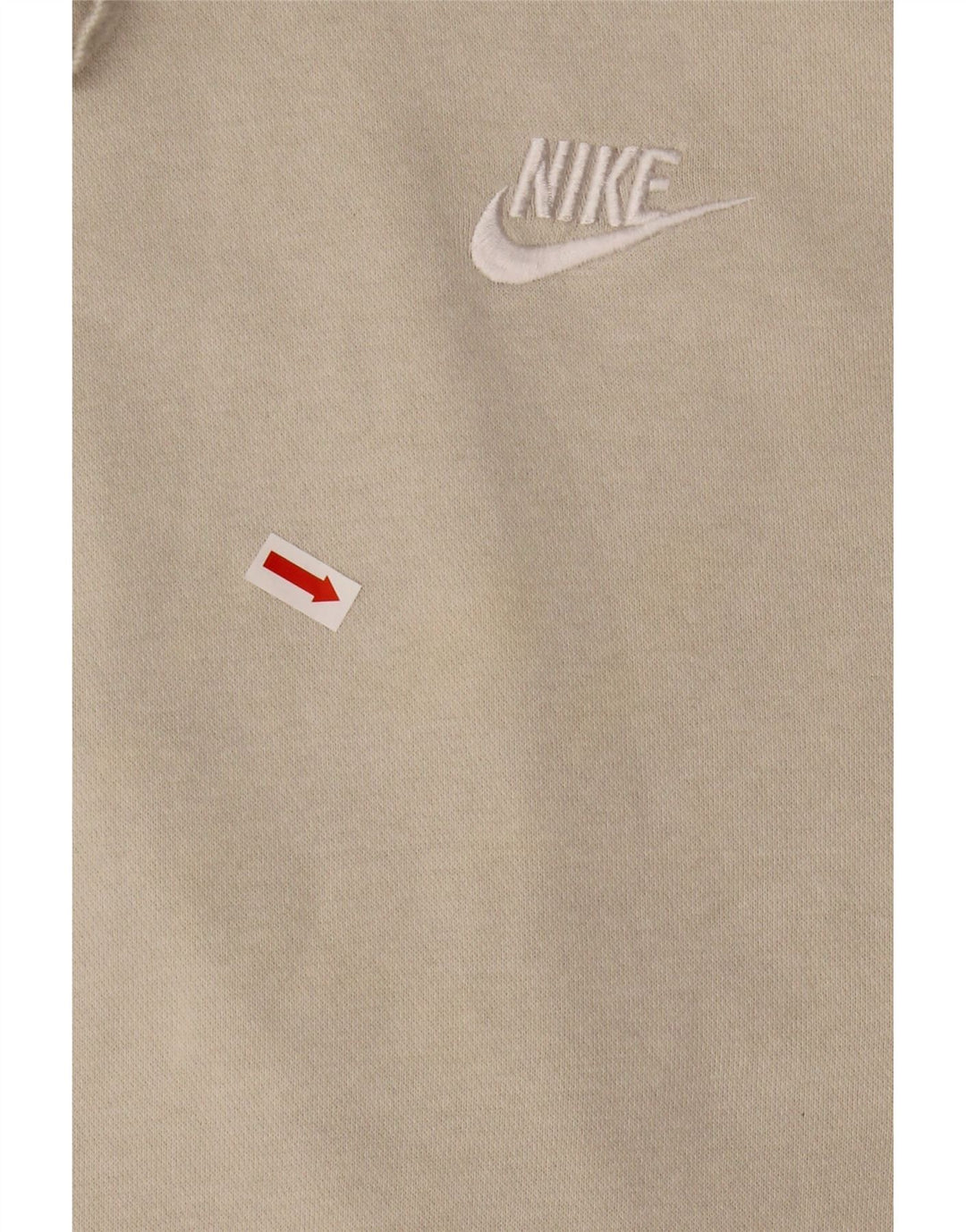 Nike Muška majica s kapuljačom Mala bež pamučna