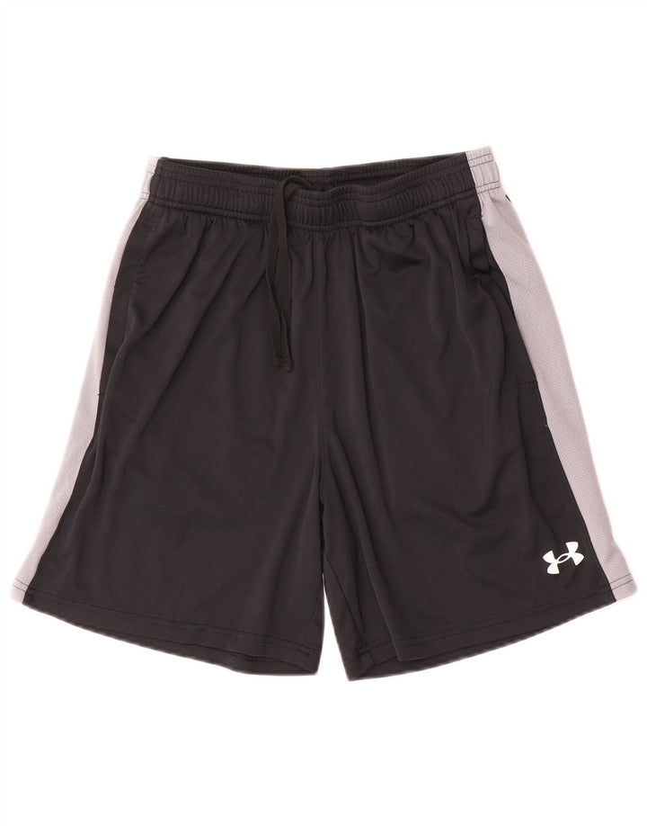Under Armour muške sportske kratke hlače srednje crne boje od poliestera