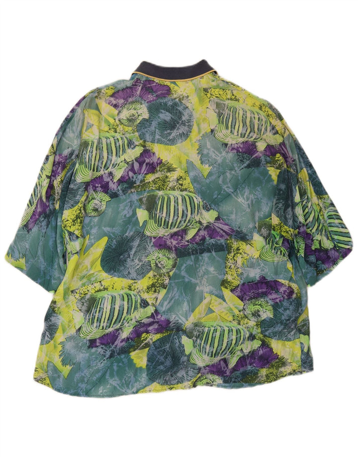 CARREL Mala muška košulja kratkih rukava s apstraktnim uzorkom, višebojna