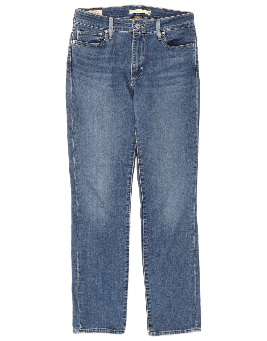 Levi's ženske 712 uske traperice W29 L30 plavi pamuk