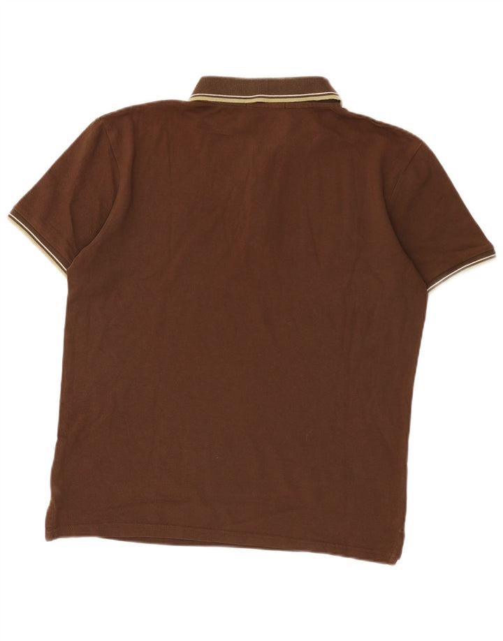 Trussardi muška polo majica srednje smeđe pruge