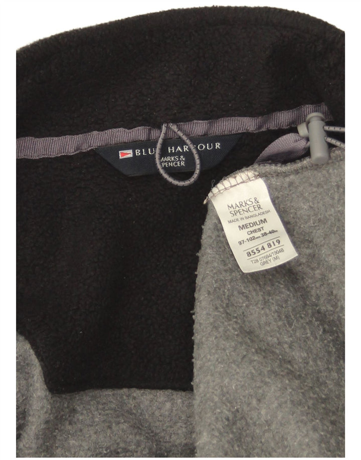 Marks & Spencer muška jakna od flisa Blue Harbor UK 38 srednje sivi poliester