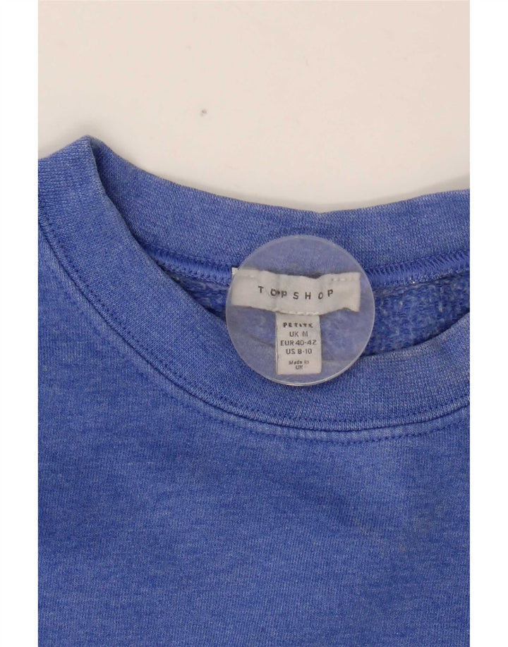 Topshop Ženska majica s kratkim rukavima UK 12 Srednje plava