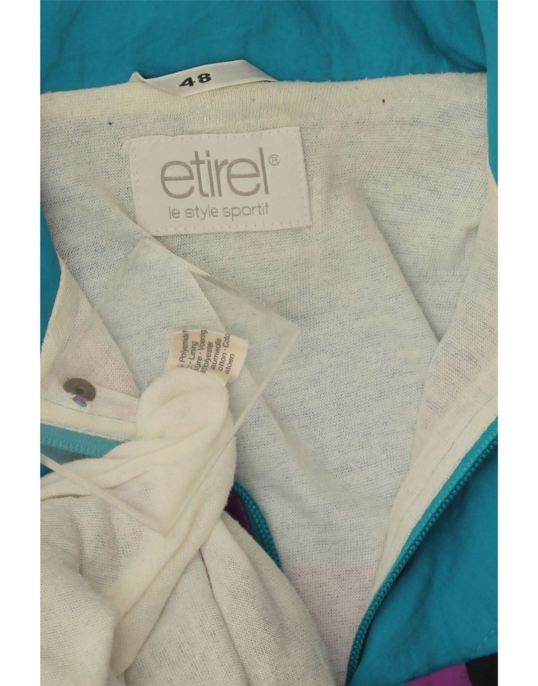 Etirel muška bomber jakna IT 48 srednje plavi poliamid