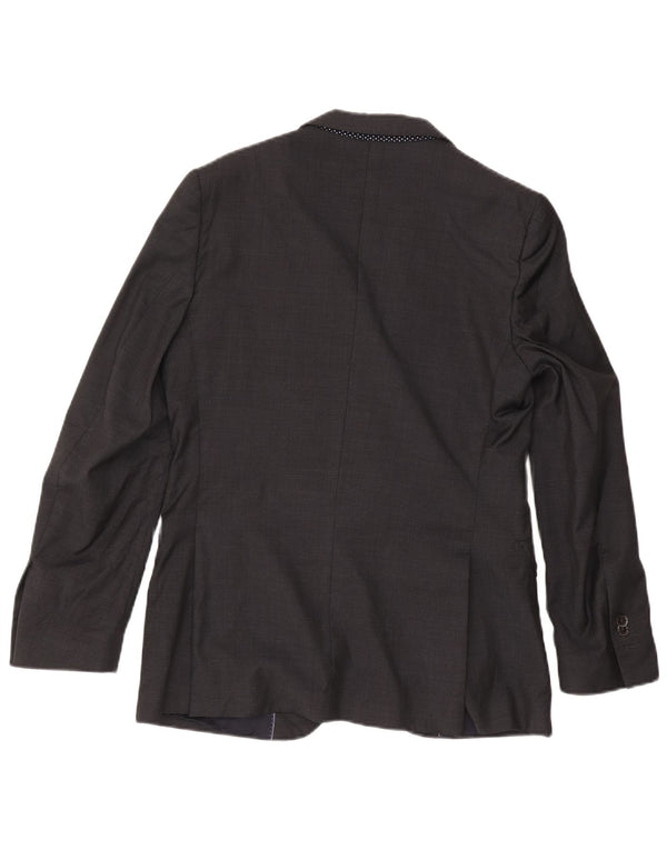 Massimo Dutti muška jakna sa 2 gumba EU 48 srednje sivi acetat