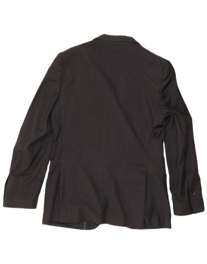 Massimo Dutti muška jakna sa 2 gumba EU 48 srednje sivi acetat