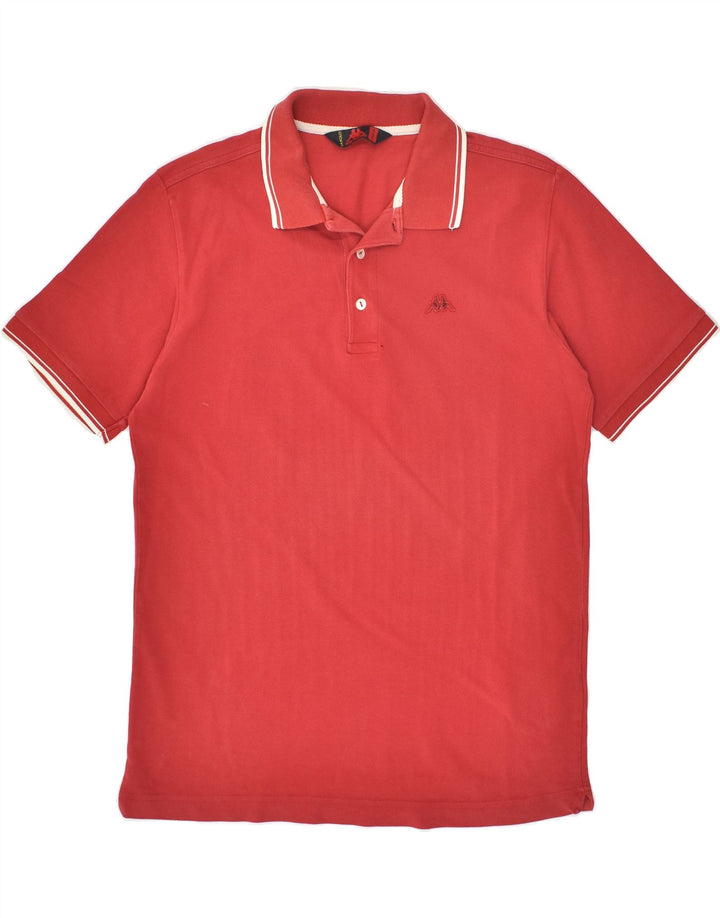 KAPPA Mens Polo Shirt Medium Red Cotton | Vintage Kappa | Thrift | Second-Hand Kappa | Used Clothing | Messina Hembry 