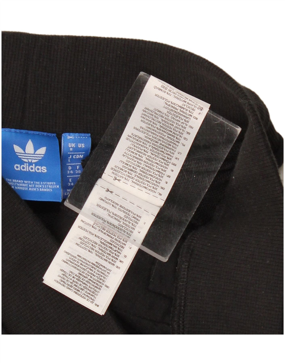 Adidas ženske trenirke hlače UK 8 male crne pamučne