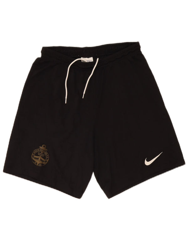 Nike Mens South Shields F.C. Velike sportske kratke hlače od crnog poliestera
