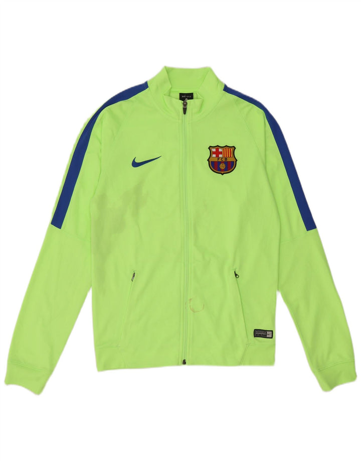 Nike muška FCB trenirka gornja jakna mala zelena poliesterska boja