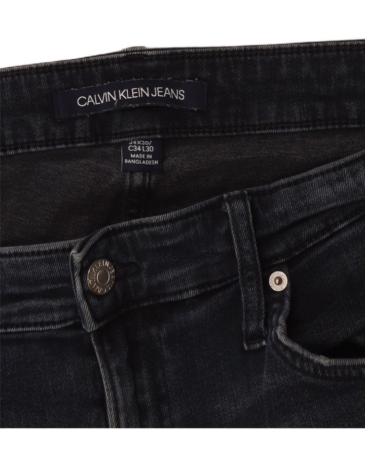 Muške uske traperice Calvin Klein W34 L30 tamnoplave