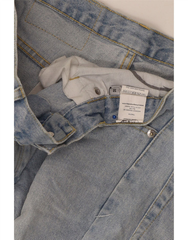 CHEAP MONDAY Muške traper kratke hlače W32 Srednje plavi pamuk