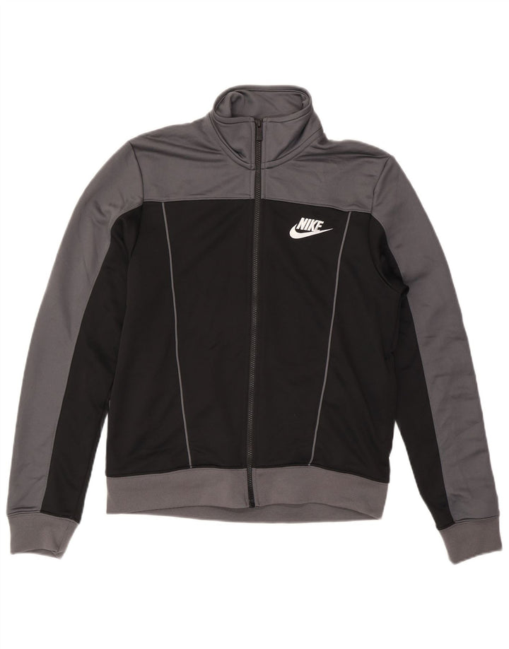 Nike muška gornja jakna trenirke srednje crne boje od poliestera