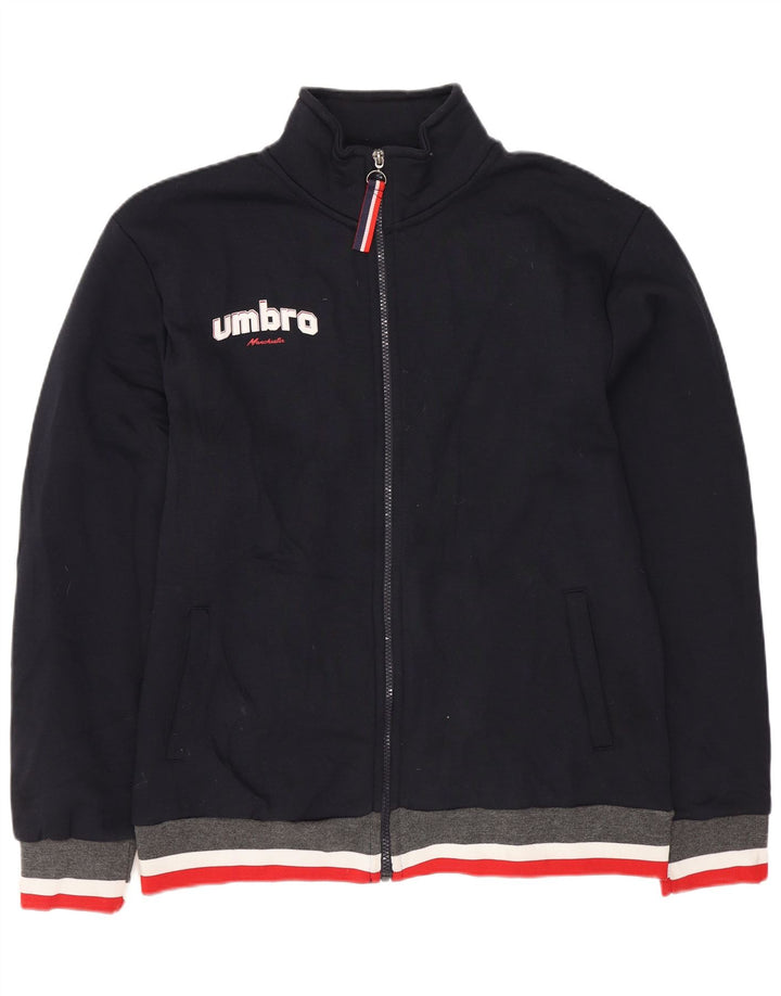 UMBRO muška trenirka s grafičkim motivima, gornja jakna XL tamnoplavi poliester