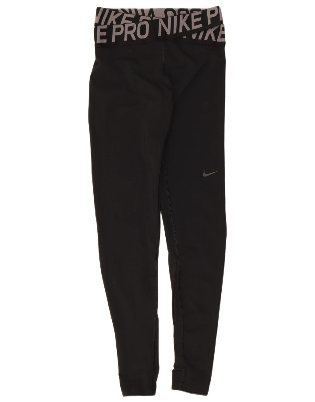 Nike Ženske Dri Fit Graphic Leggings UK 8 Male crne poliesterske