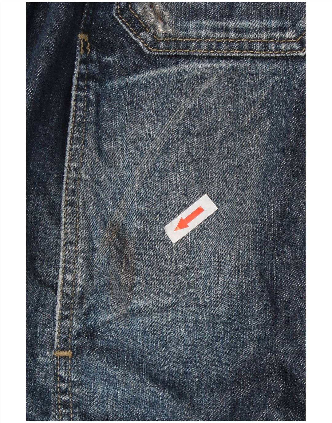 Gas ženska traper jakna UK 14 Large Blue Cotton