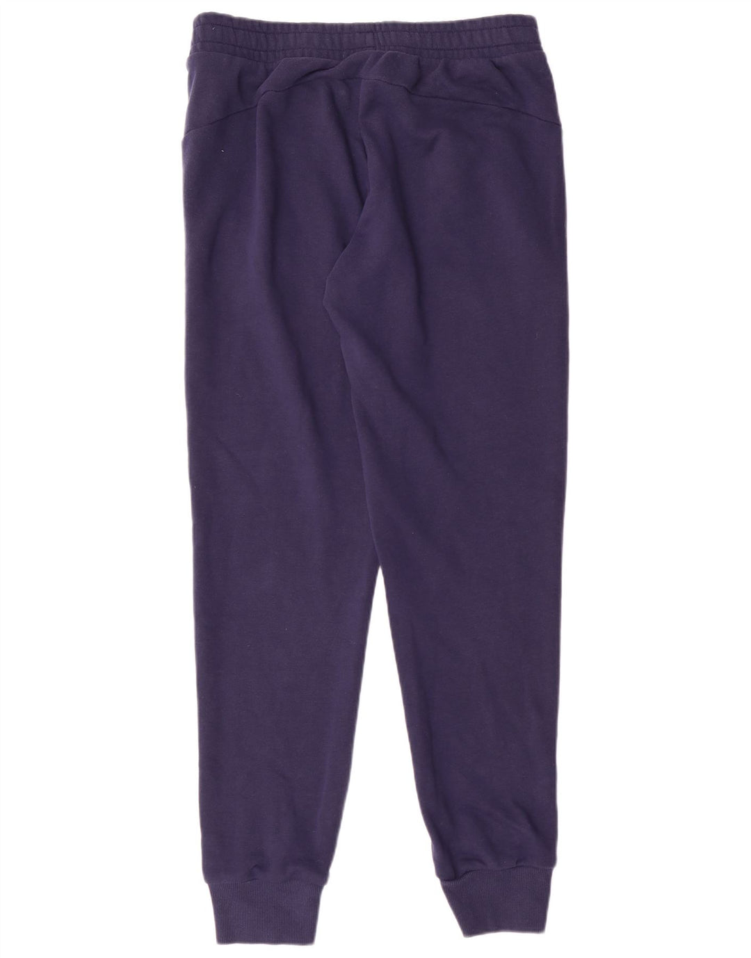 PUMA Ženska trenirka Hlače Joggers UK 14 Srednje tamnoplavi pamuk