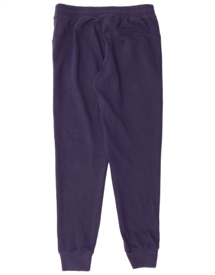 PUMA Ženska trenirka Hlače Joggers UK 14 Srednje tamnoplavi pamuk