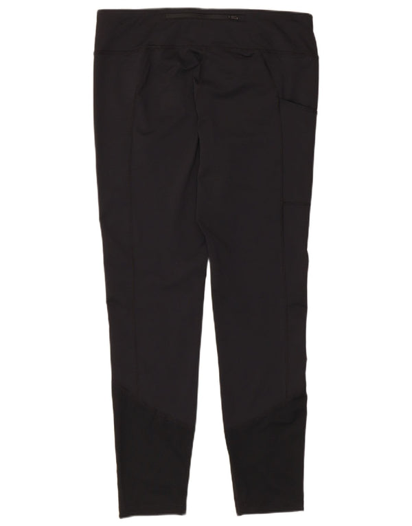 NIKE Ženske Dri Fit Leggings UK 16 Veliki crni poliester