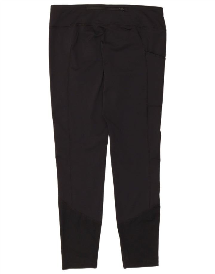 NIKE Ženske Dri Fit Leggings UK 16 Veliki crni poliester