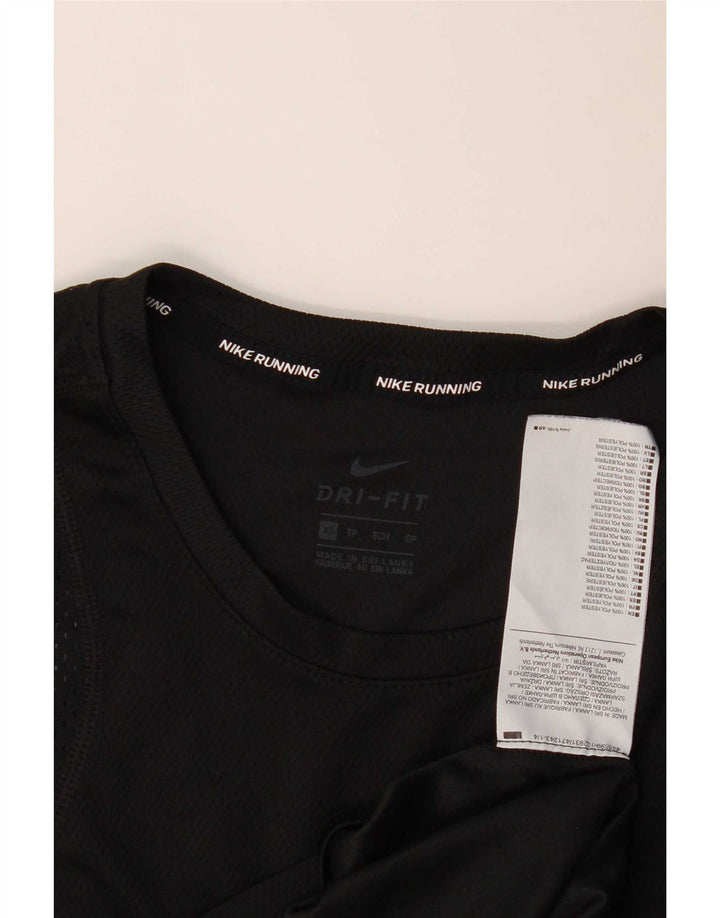 Nike Dri Fit T-Shirt Top XS crni poliester