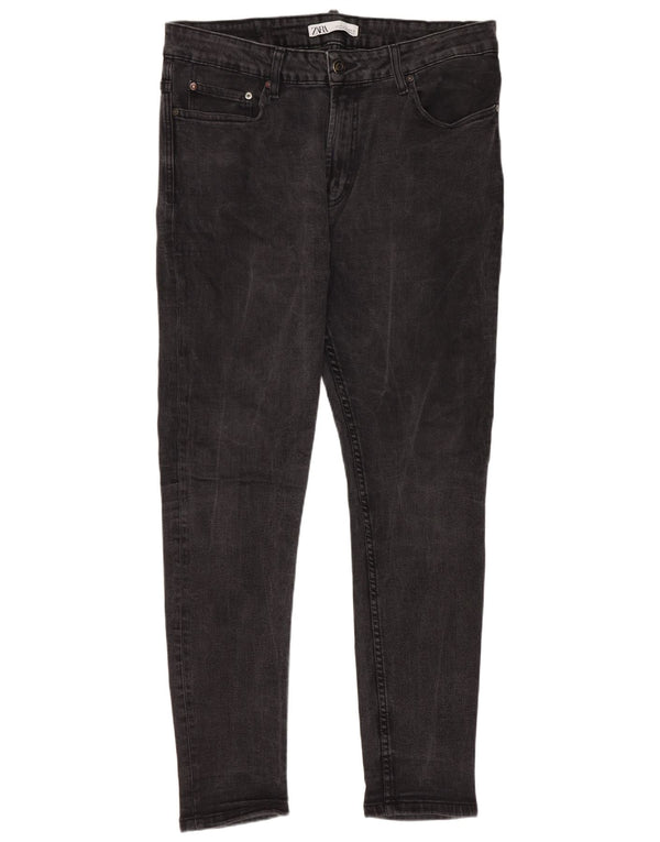 Zara muške uske traperice WU 46 XL W36 L29 sivi pamuk
