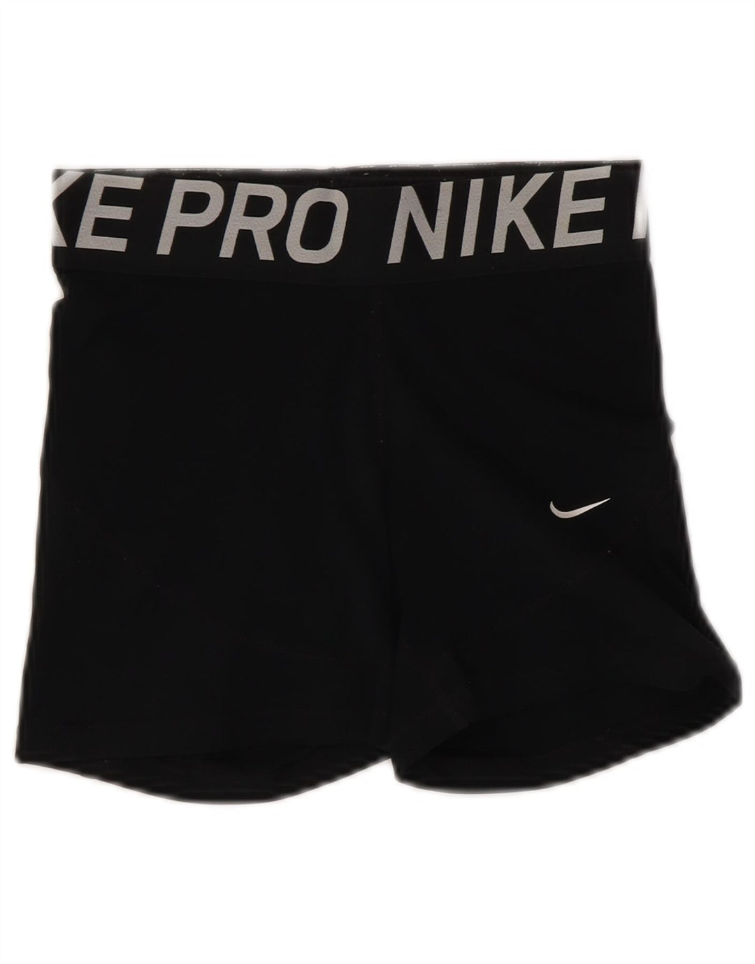 NIKE Ženske Dri Fit Graphic Sport Shorts UK 8 Mali crni poliester