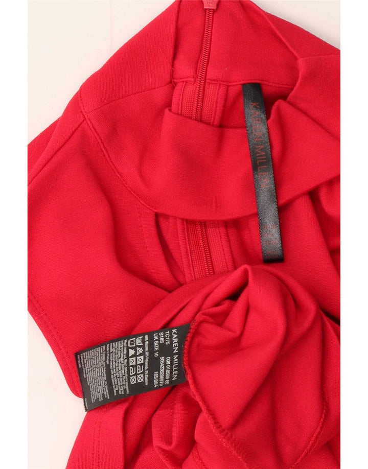 Top ženske bluze Karen Millen UK 10 Mala crvena viskoza