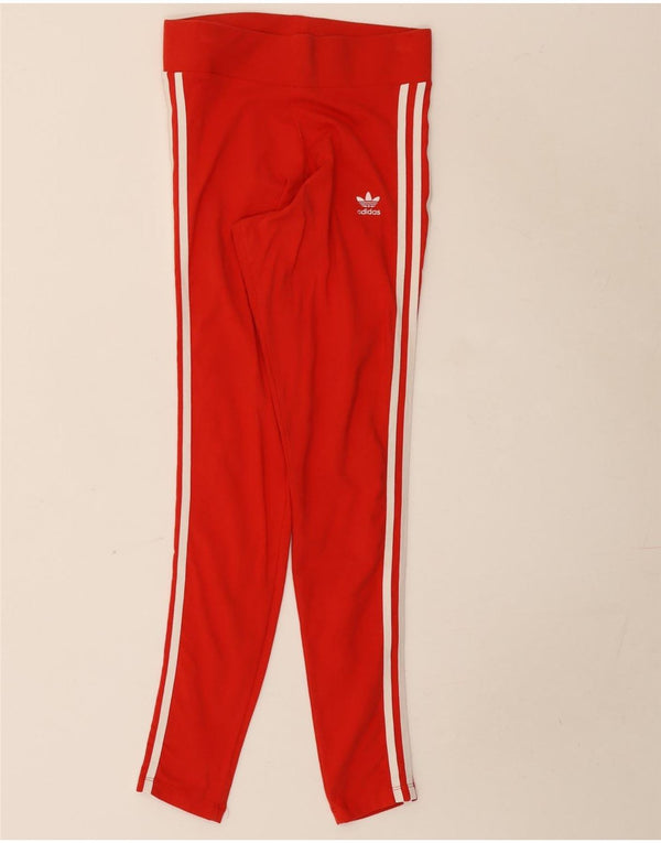 Adidas ženske tajice UK 10 male crvene pamučne