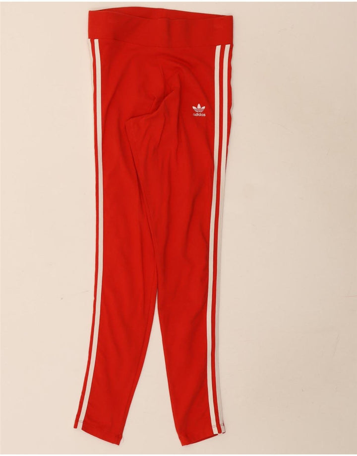 Adidas ženske tajice UK 10 male crvene pamučne