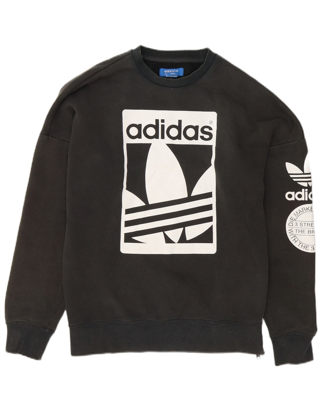Adidas muška majica s grafičkim motivima, mali sivi pamuk