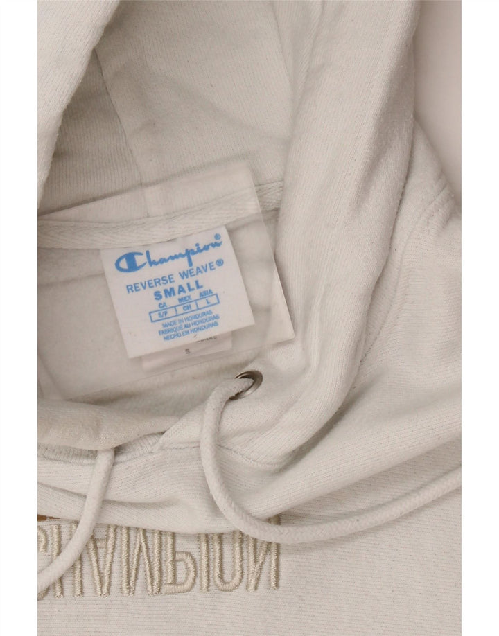 CHAMPION Ženska majica s kapuljačom obrnutog tkanja UK 10 Mala bijela