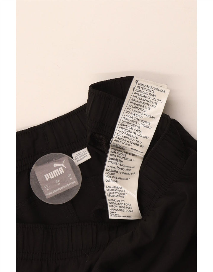 Puma muške kratke sportske hlače srednje veličine crni poliester