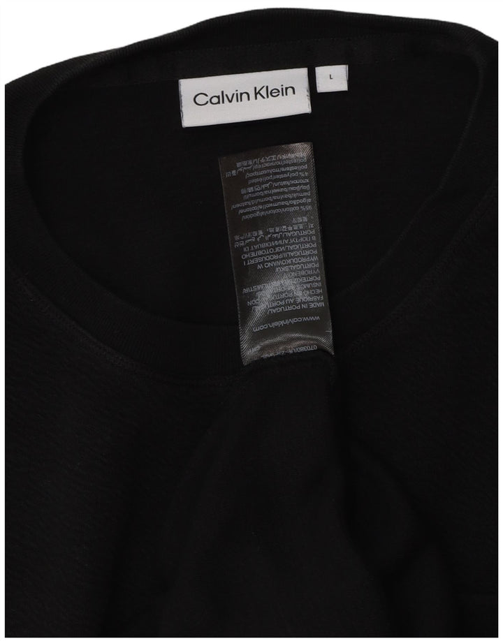 Calvin Klein muška majica kratkih rukava Veliki crni pamuk