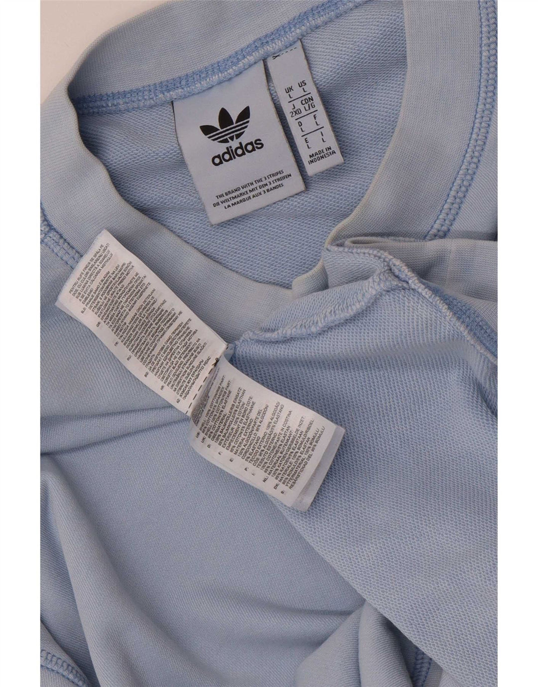 Adidas muška majica s velikim plavim pamučnim džemperom